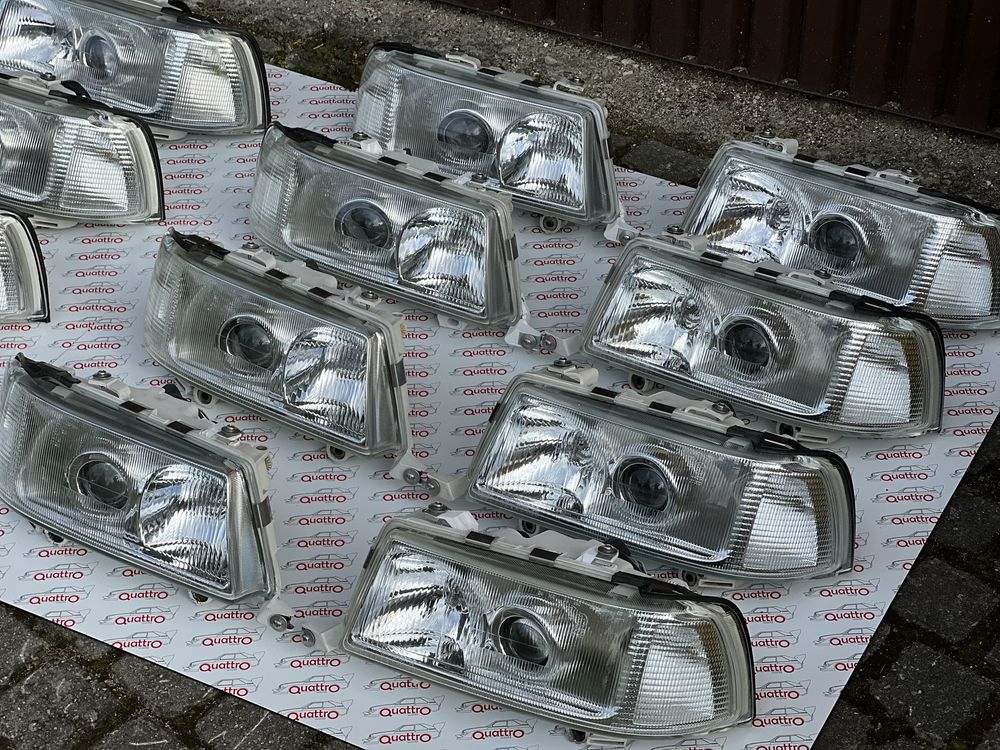 Lampy soczewkowe Audi 80 S2 RS2 Cabriolet jak nowe, gwarancja!
