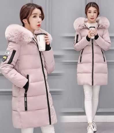 Зимова куртка SSYP, ніжно-рожевого кольору, на р. 42-44,
