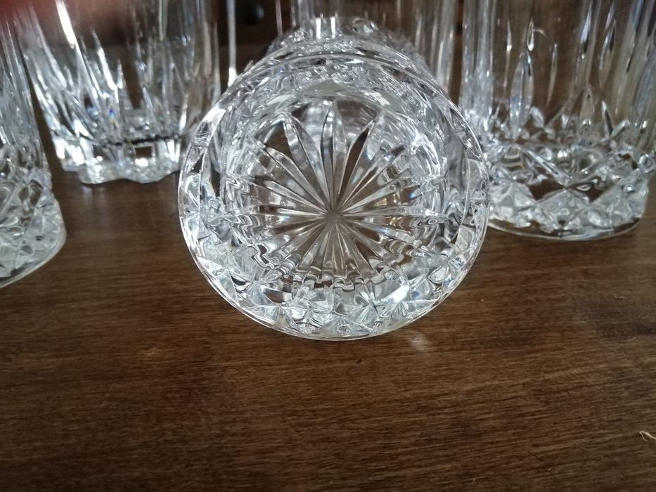 12 copos e balde de gelo cristal whisky