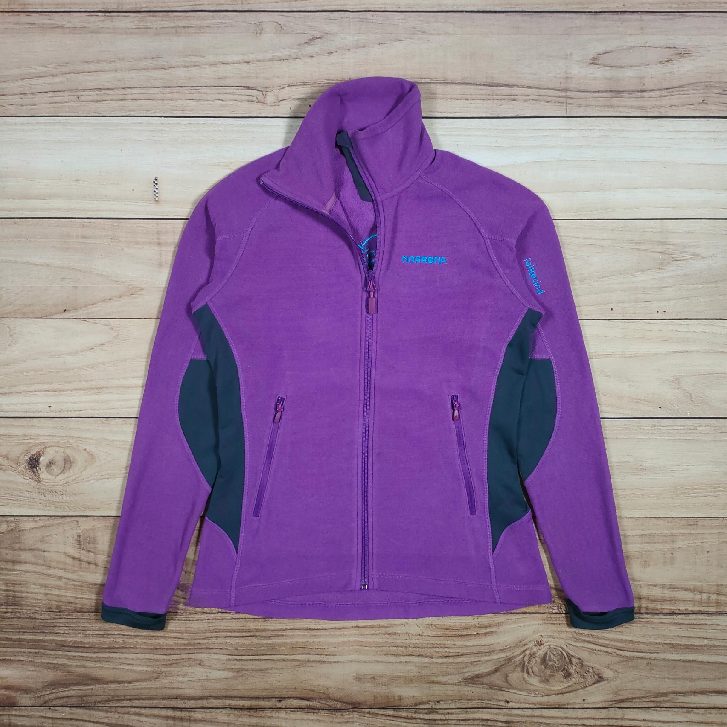 NORRONA Falketind Warm1 Bluza Damska Polartec Logowana r. M
