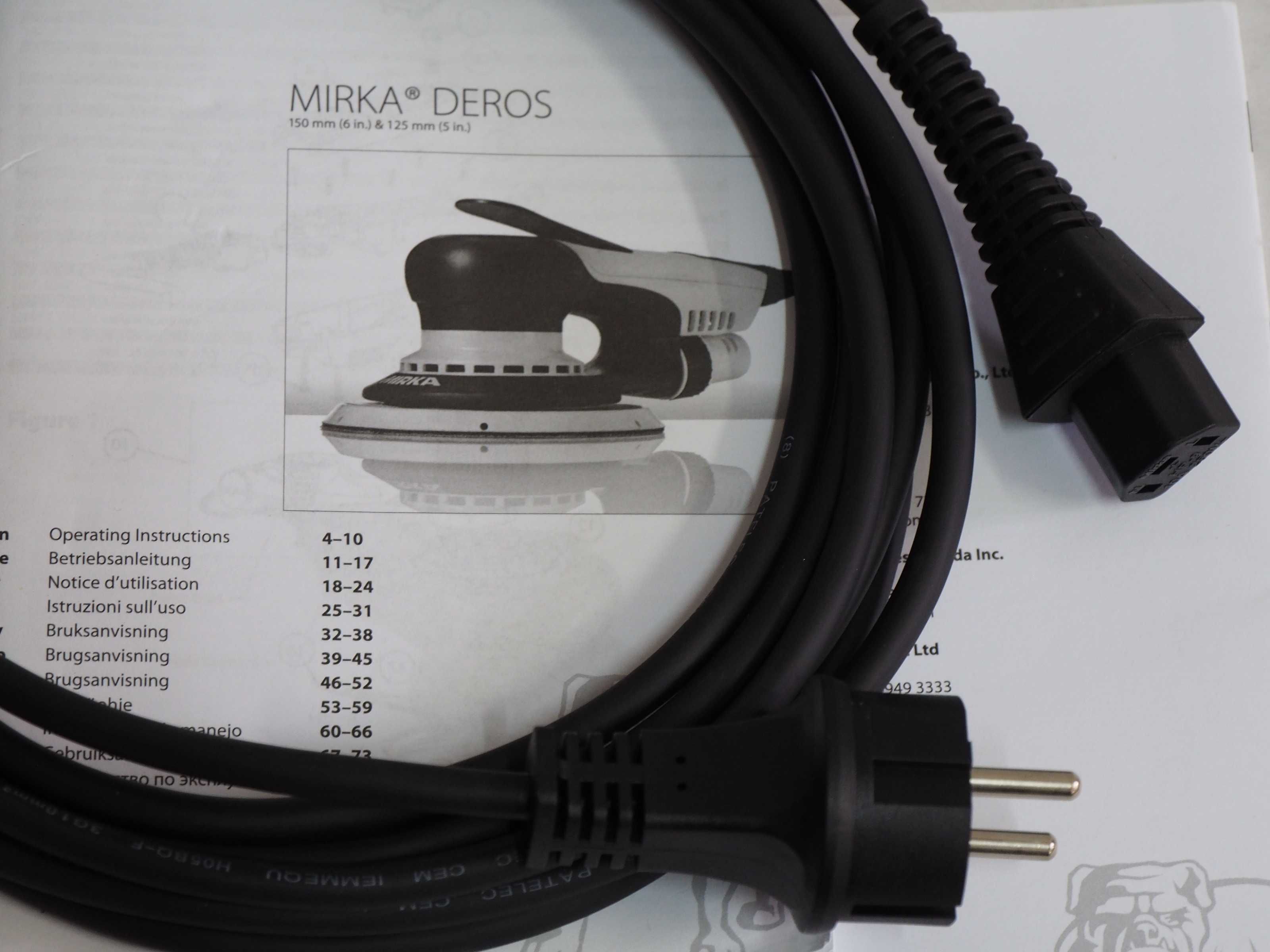 MIRKA kabel przewód szlifierka polerka 650 CV 625 cv 550 cv 5650