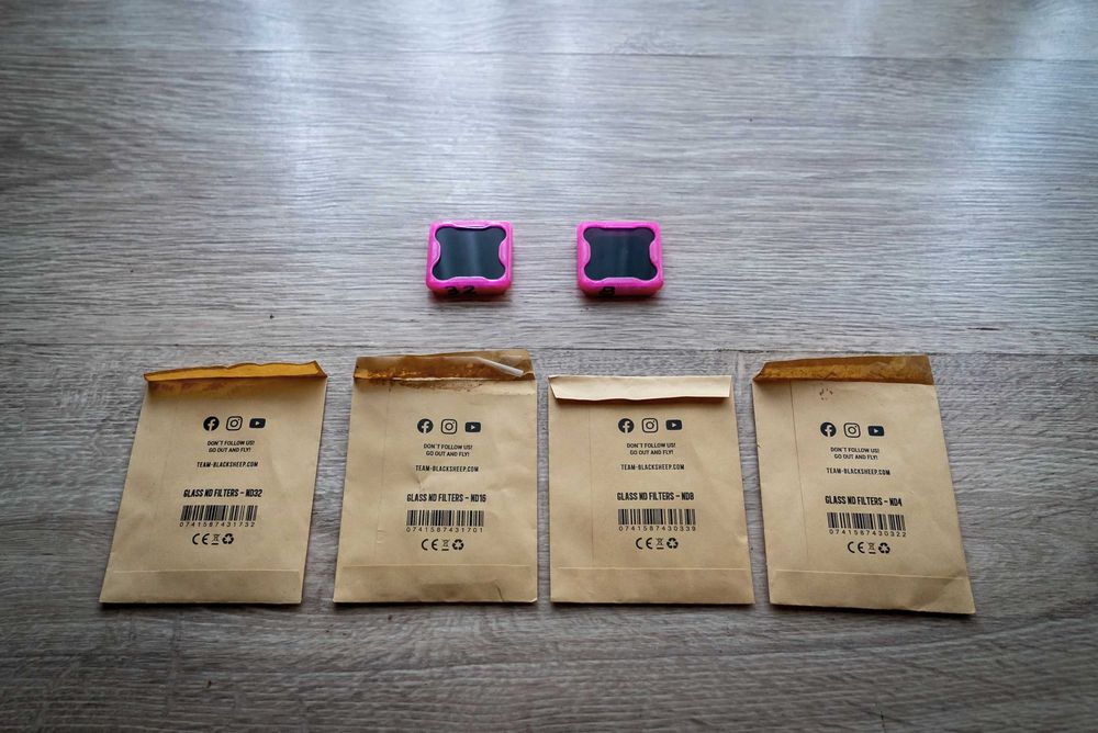 Filtry ND/ GoPro, DJI, kamery sportowe/  TBS ND Filters- zestaw 6 szt.