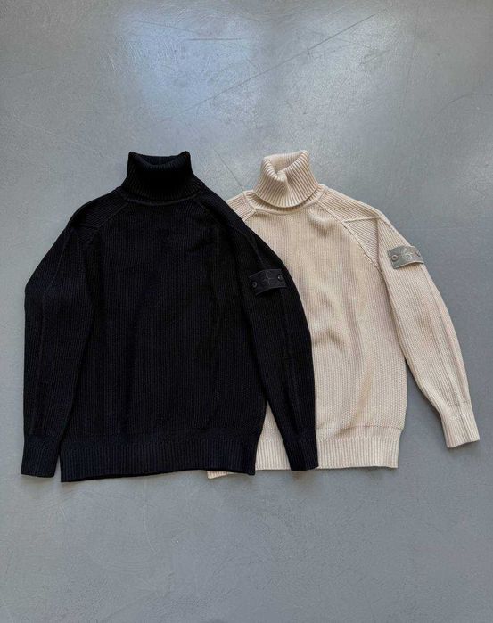 БЕЗ ПЕРЕДОПЛАТ | STONE ISLAND гольф ghost кофта вязана свитер стон