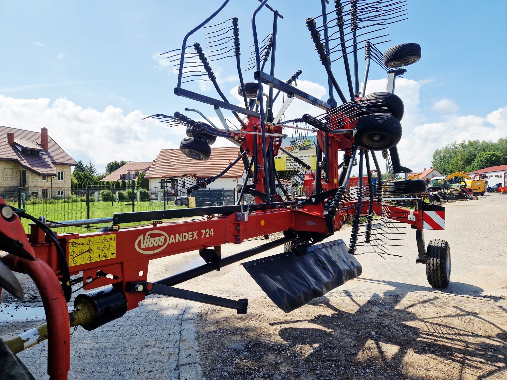 Vicon Andex 724 Deutz Zgrabiarka dwu karuzelowa Super Stan  krone Sip