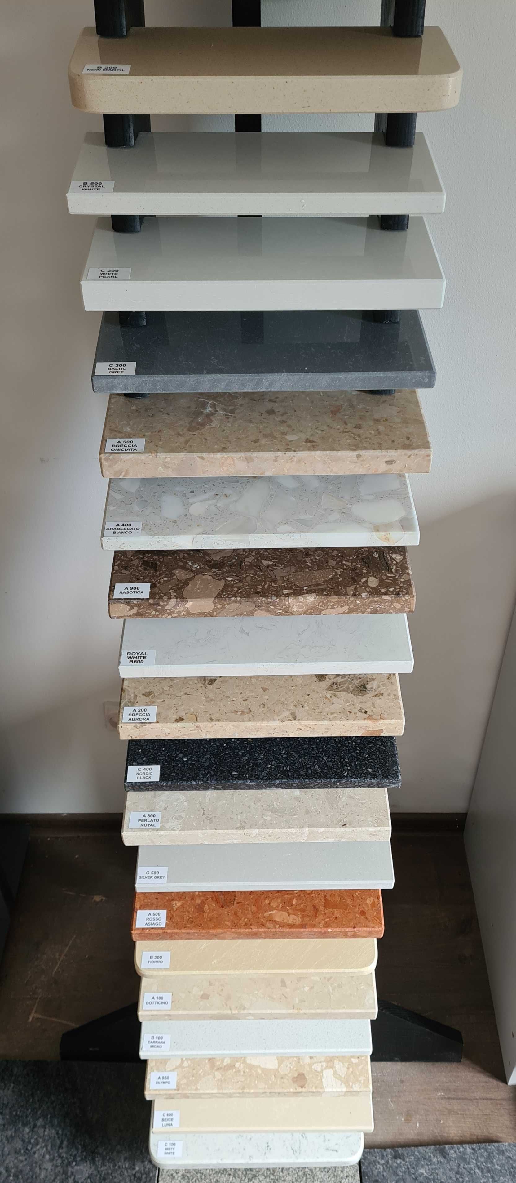 Parapety na wymiar Marmur Granit Aglomarmur