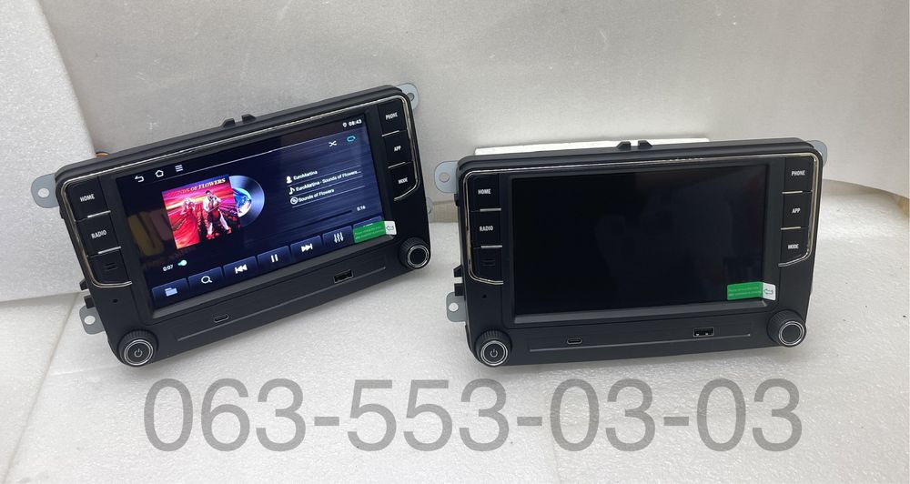 Volkswagen магнитола (как RCD RNS) Мощная 4/64Gb CarPlay DSP Качество!
