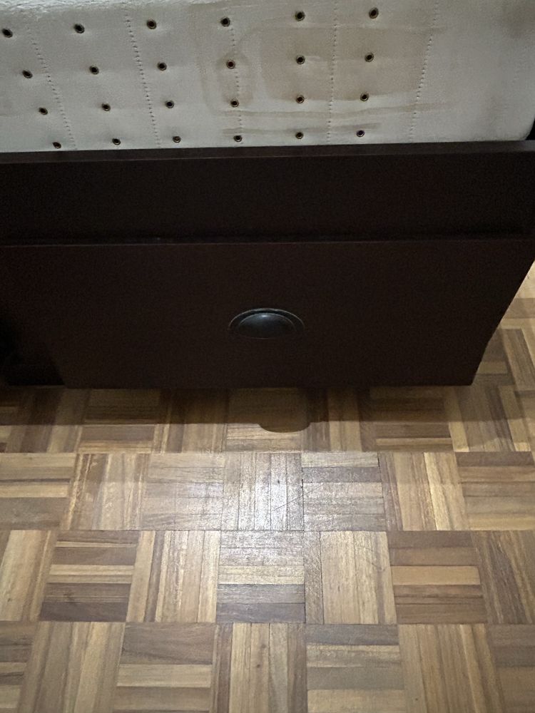 Cama de casal com gavetas + Colchão