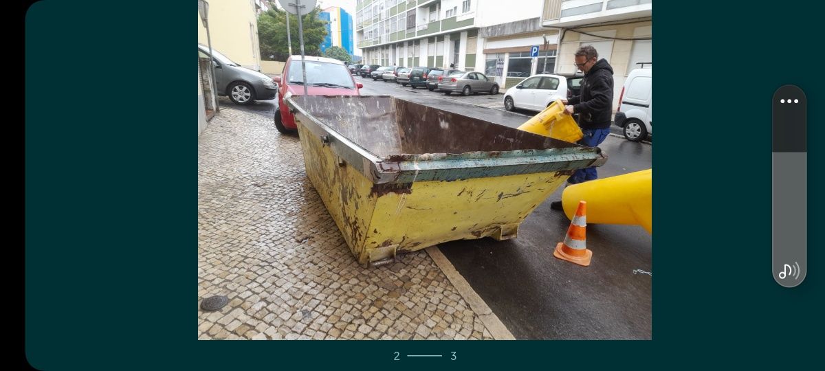 Aluguer condutas entulho
