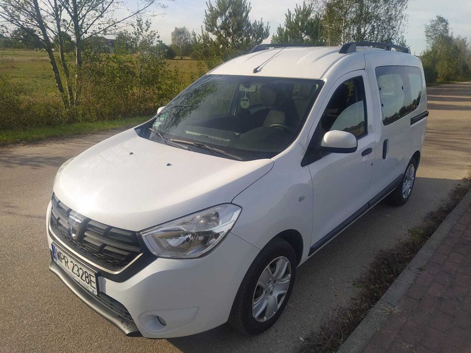Dacia Dokker 1.6PB 102KM 2017rok Salon Polska Serwis ASO Doinwestowana