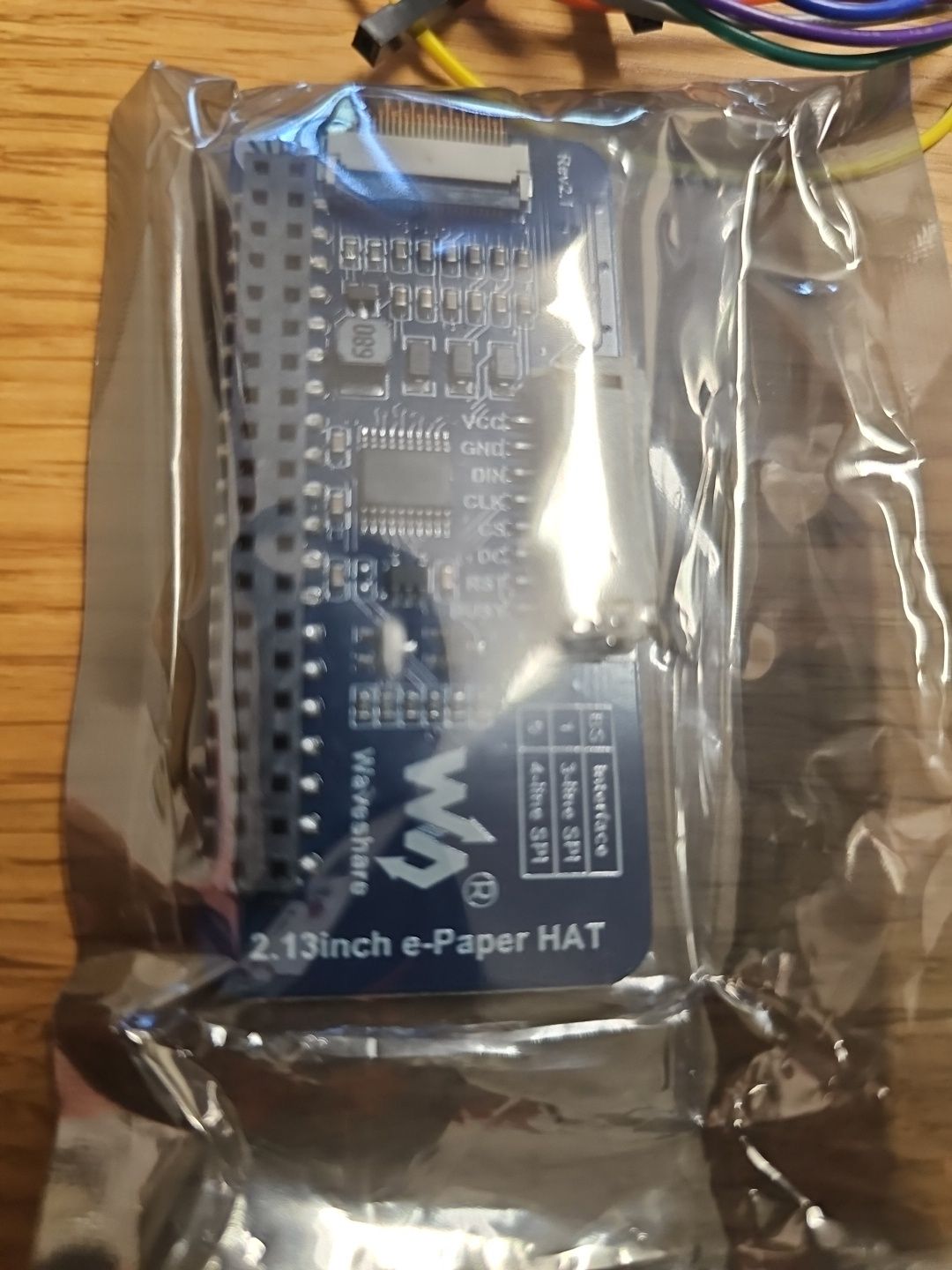 Waveshare 2.13inch e-Paper HAT para Raspberry Pi