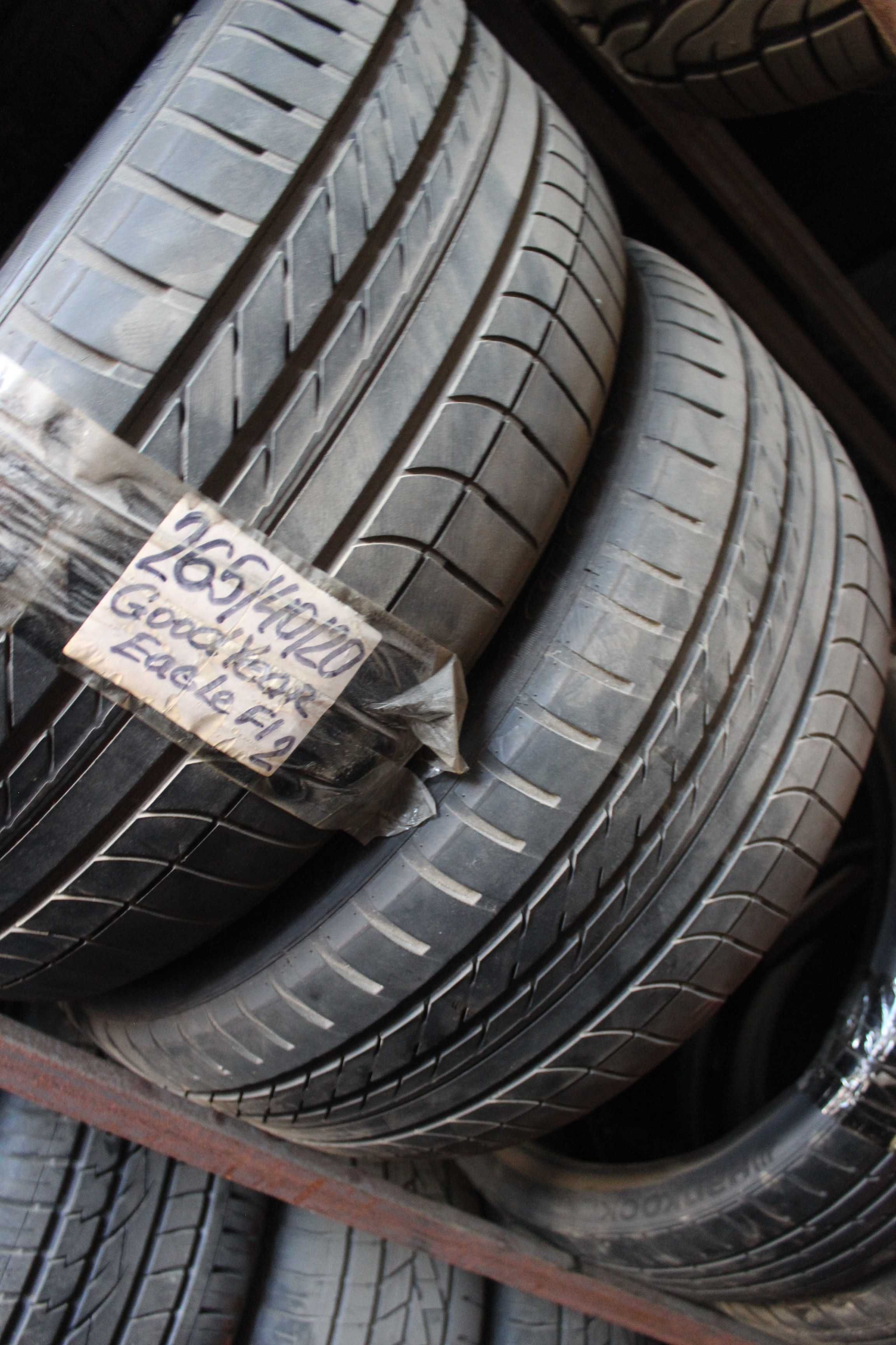 265-40-R20 GOODYEAR EAGLE F1 2штуки пара летней резины GERMANY