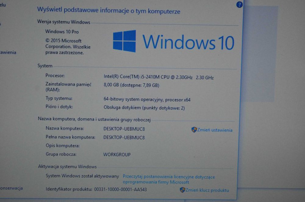 ThinkPad T420 14" i5-2410M 8GB 120Gb ssd DVDRW 1600x900 Win10 zasilacz