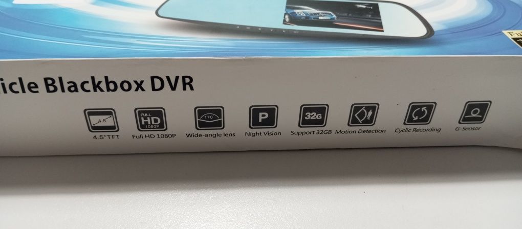 Câmera DVR auto full hd 1800