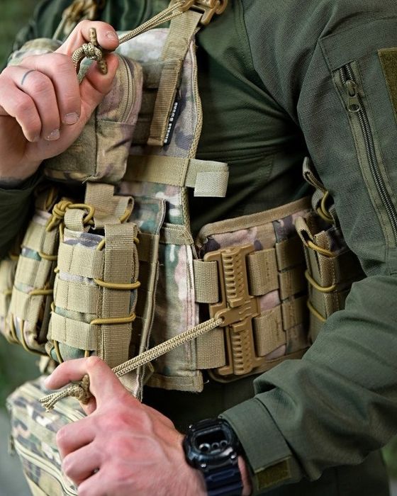 Плитоноска та 7 підсумків комплект Single Sword мультикам з напашником