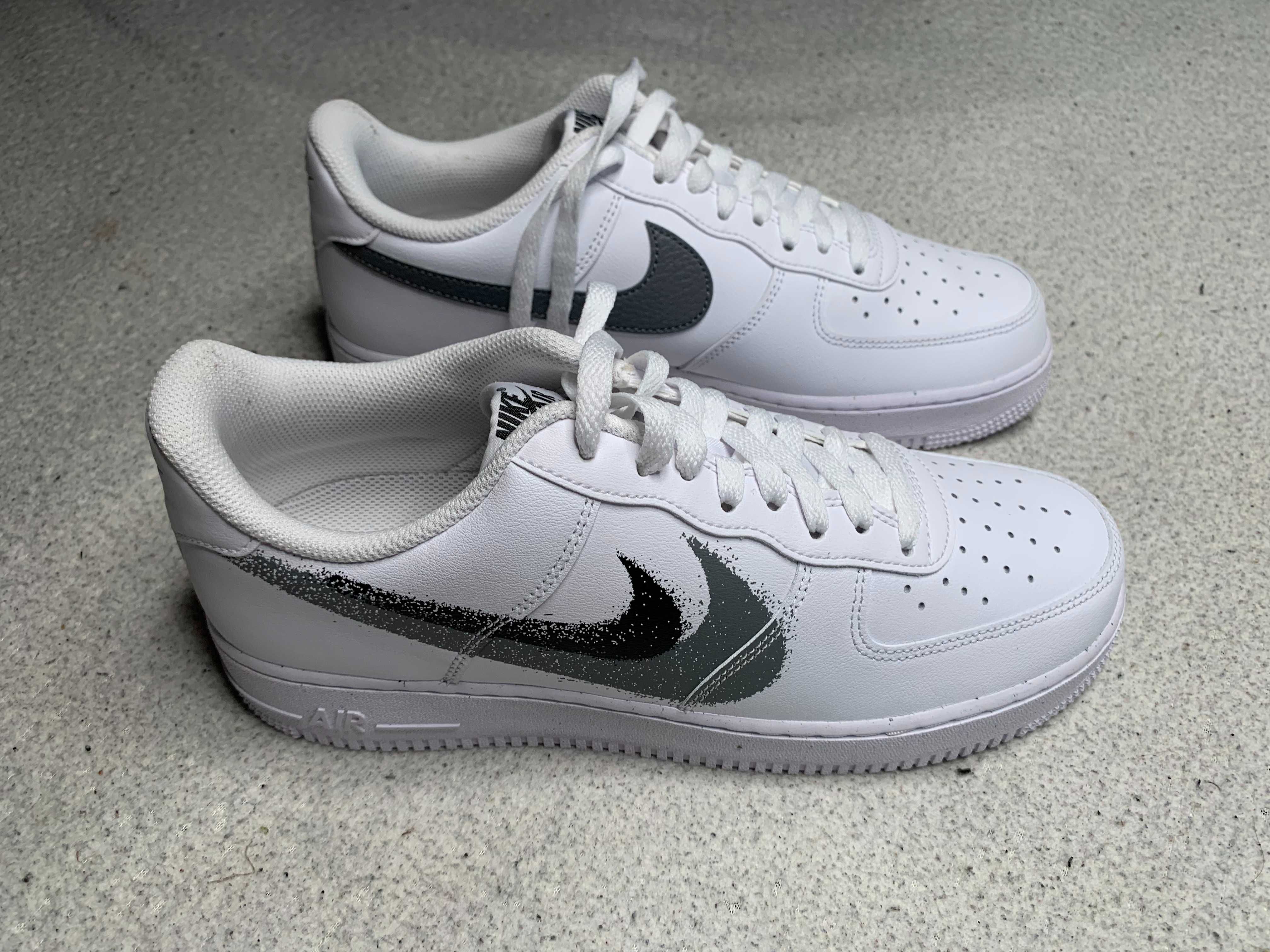 Чоловічі кросівки Nike Air Force 1 Low Stencil Swoosh.(Оригінал)