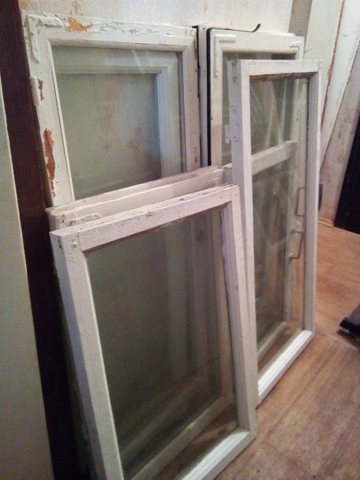 Оконные рамы застеклённые - для теплиц и других целей .