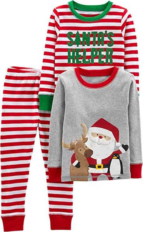 (NOVO) Pijama de Natal (Simple Joys by Carter's) unissexo criança
