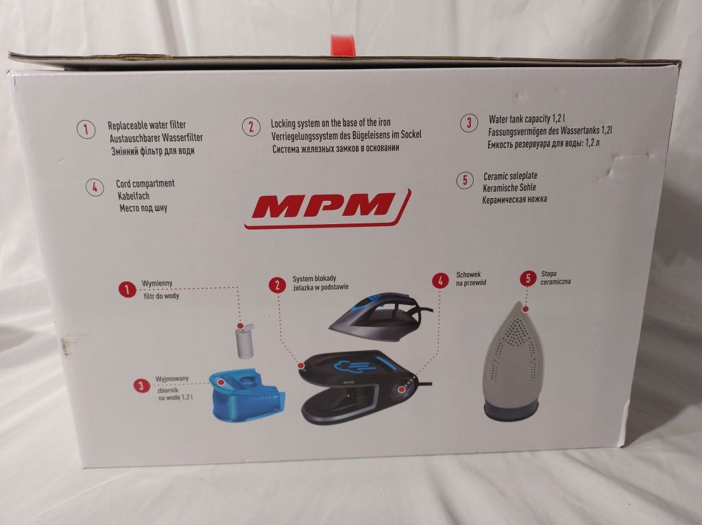 Żelazko z generatorem pary MPM MZE 28