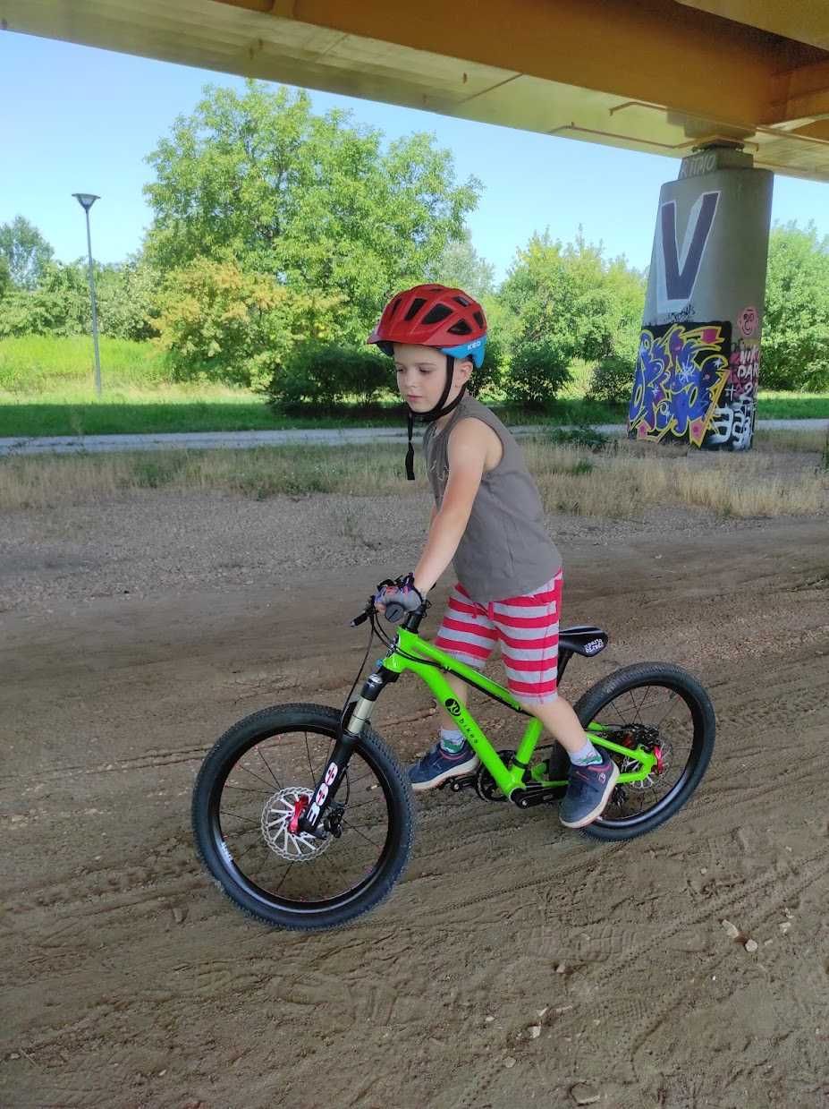 Lekki rower KUbikes 20S TRAIL - wyczynowy MTB dla dzieci - bajkids.pl