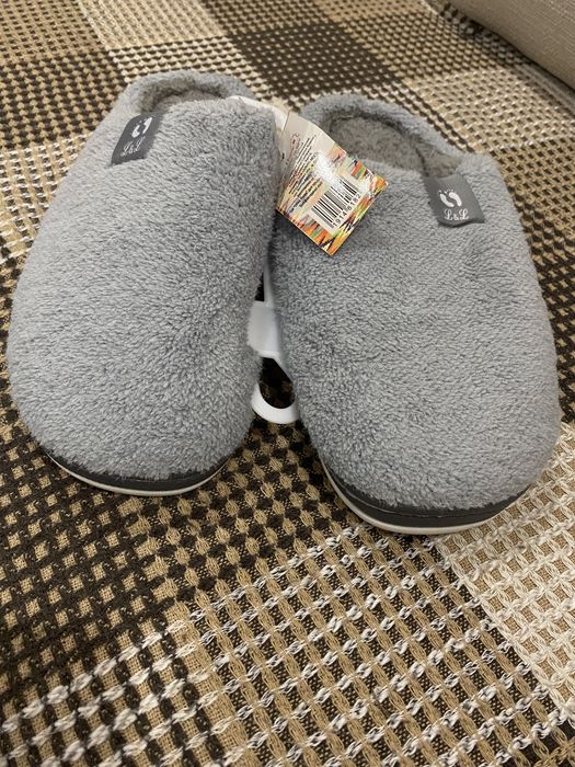 Тапочки кімнатні сірі