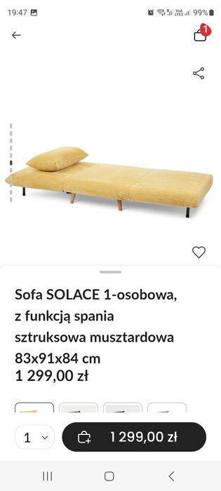 Kanapy Solance Homla