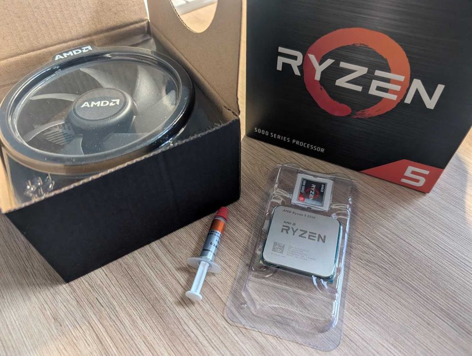 AMD Ryzen 5 5500 z chłodzeniem box i pastą