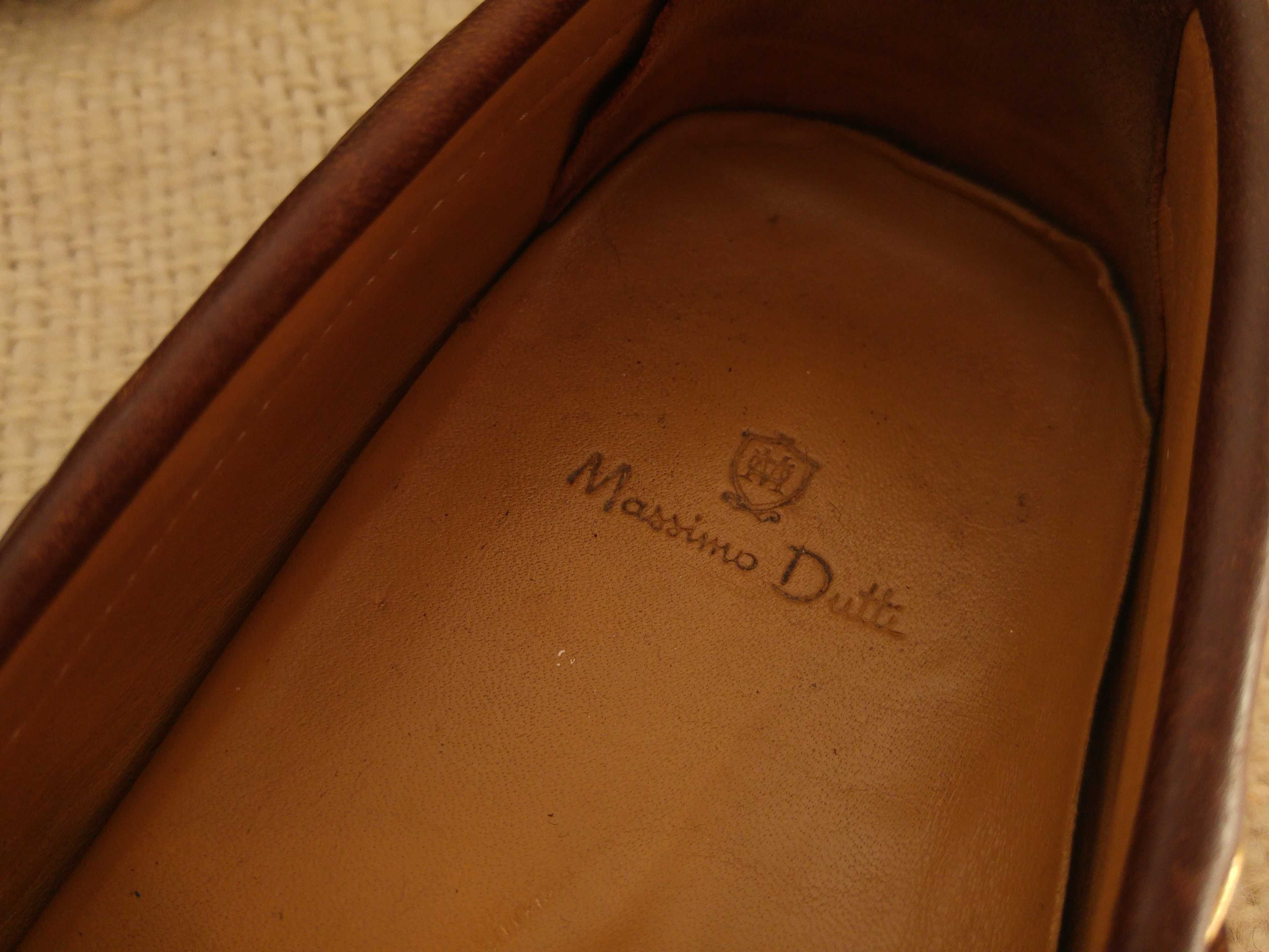 Mokasyny męskie skórzane Massimo Dutti