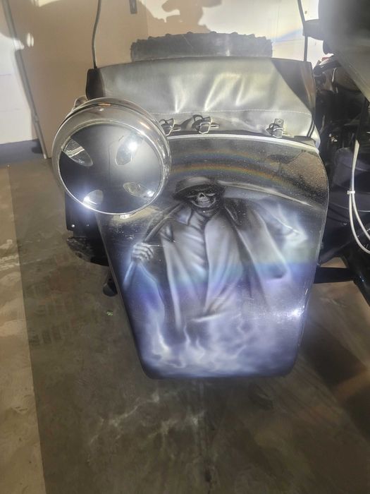 Ural z koszem,Motocykl