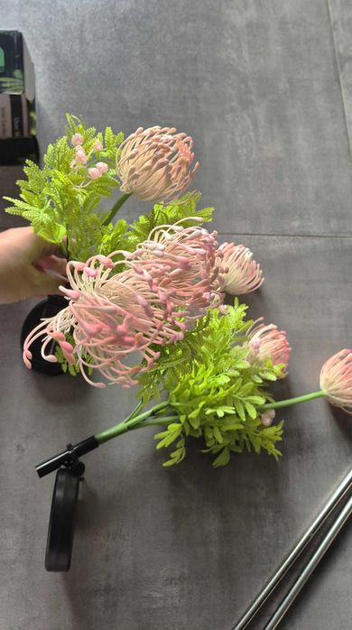 Joysing solarne lampy kwiatowe na zewnątrz do ogrodu 2 szt. lamp