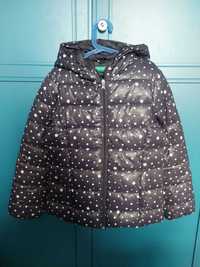 Теплый пуховик куртка Benetton (Бенетон) для девочки 10-11 лет