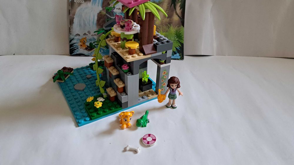 Lego Friends - 41033 - dzikie wodospady - zwierzątka, laleczka