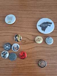 Broches Star Wars/Game of Thrones/Harry Potter