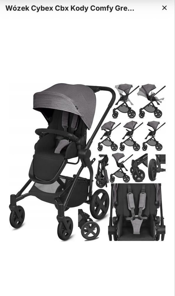 Wózek spacerowy cybex kody