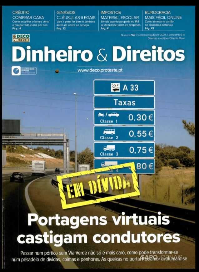 8 Revistas  Dinheiro e Direitos da DECO e guia fiscal 2022