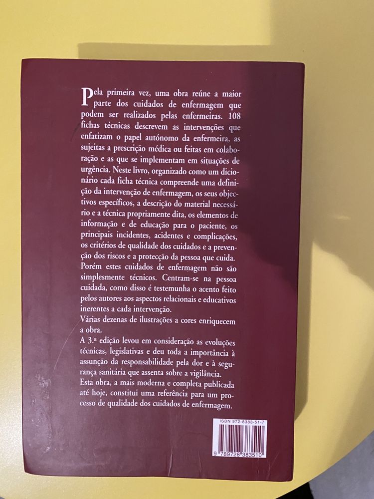 Cuidados de Enfermagem - Fichas Técnicas