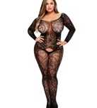 B017 bielizna erotyczna PLUS SIZE bodystocking sexy strój XL/3XL