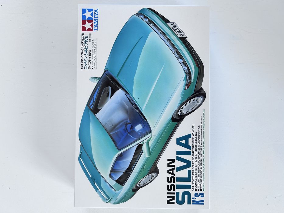 Samochód Nissan Silvia K’s+ model do sklejania Tamiya 24078