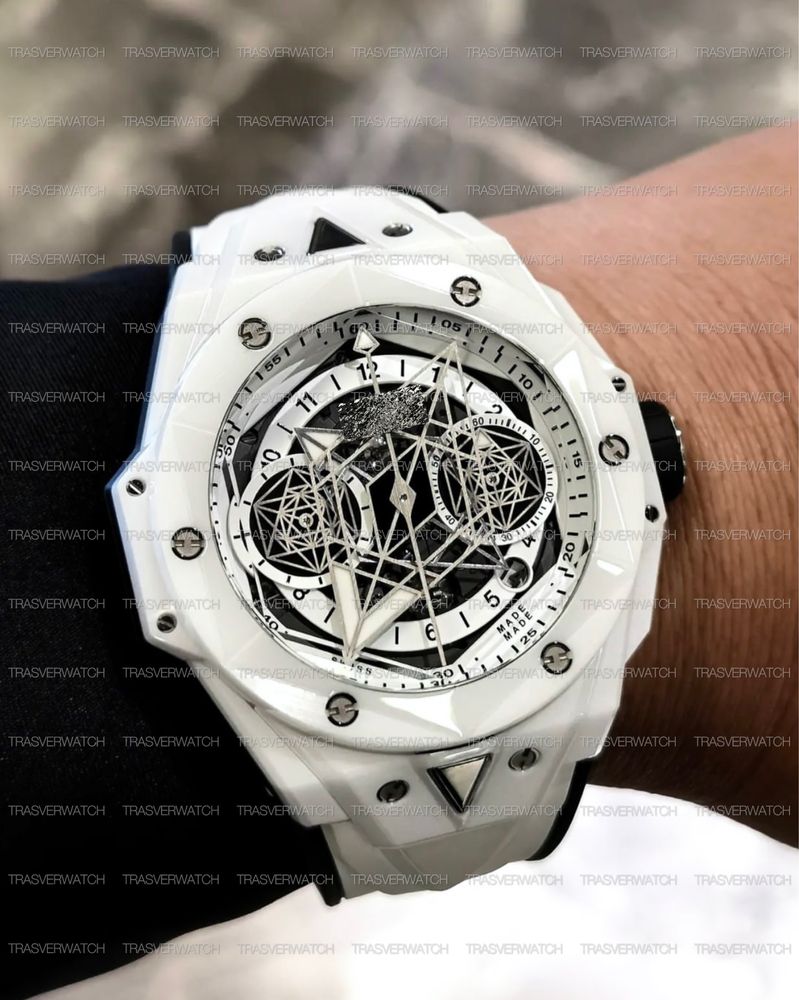 Годинник Убло Sang Bleu II 45mm Ceramic