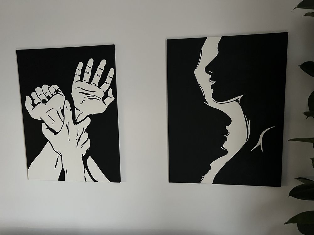 Obraz 80x60cm recznie malowany
