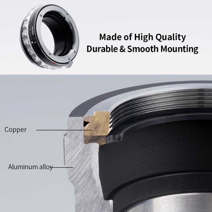 Adapter Pentax PK na L-MOUNT LEICA Concept przejściówka wersja 2024