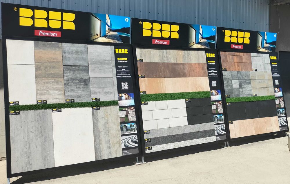 Płyty tarasowe betonowe ENTRADA antracyt 8x60x90 BRUK