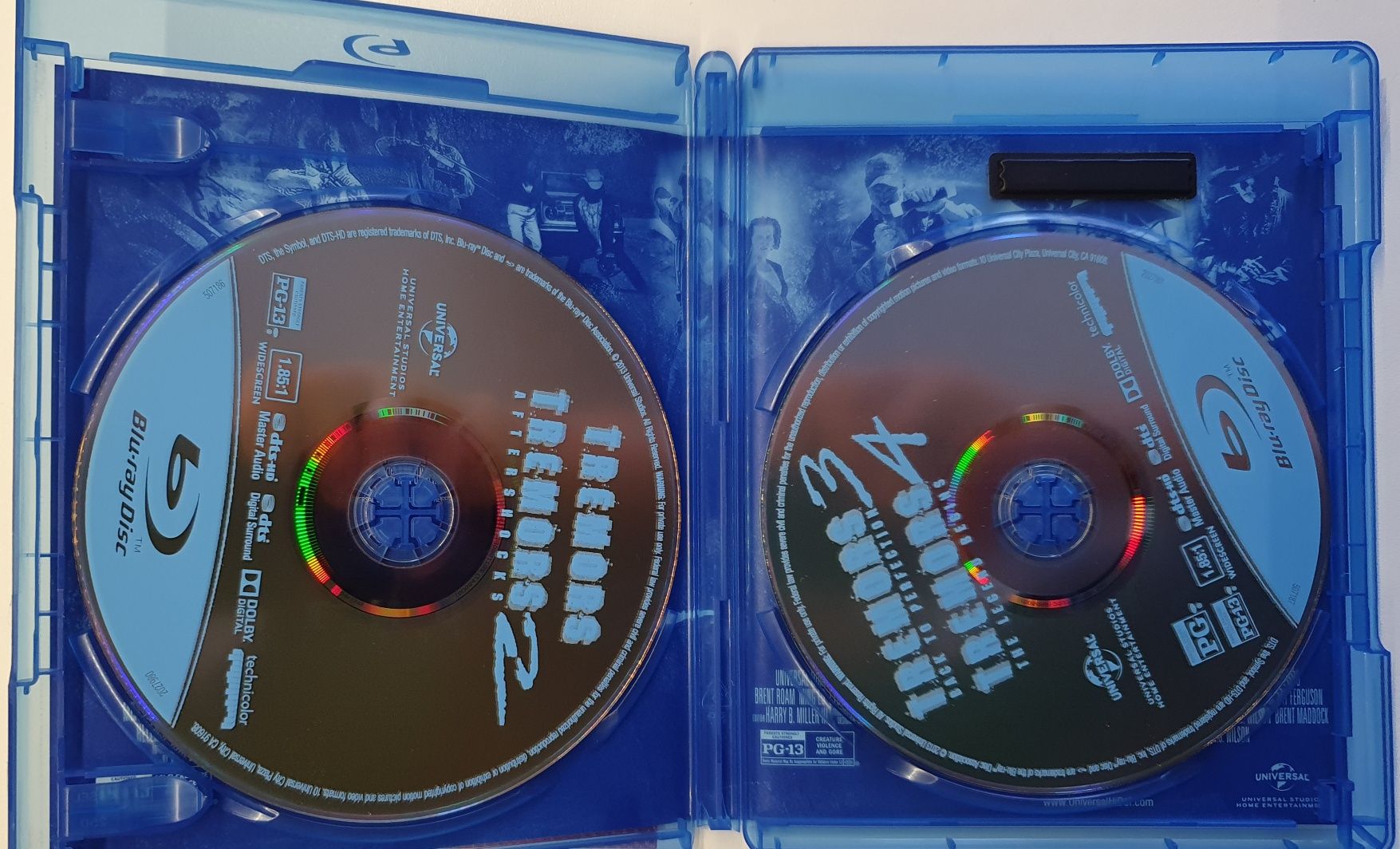 "Wstrząsy" / "Tremors" Attack Pack! 4 części 2x Blu-Ray USA bez PL