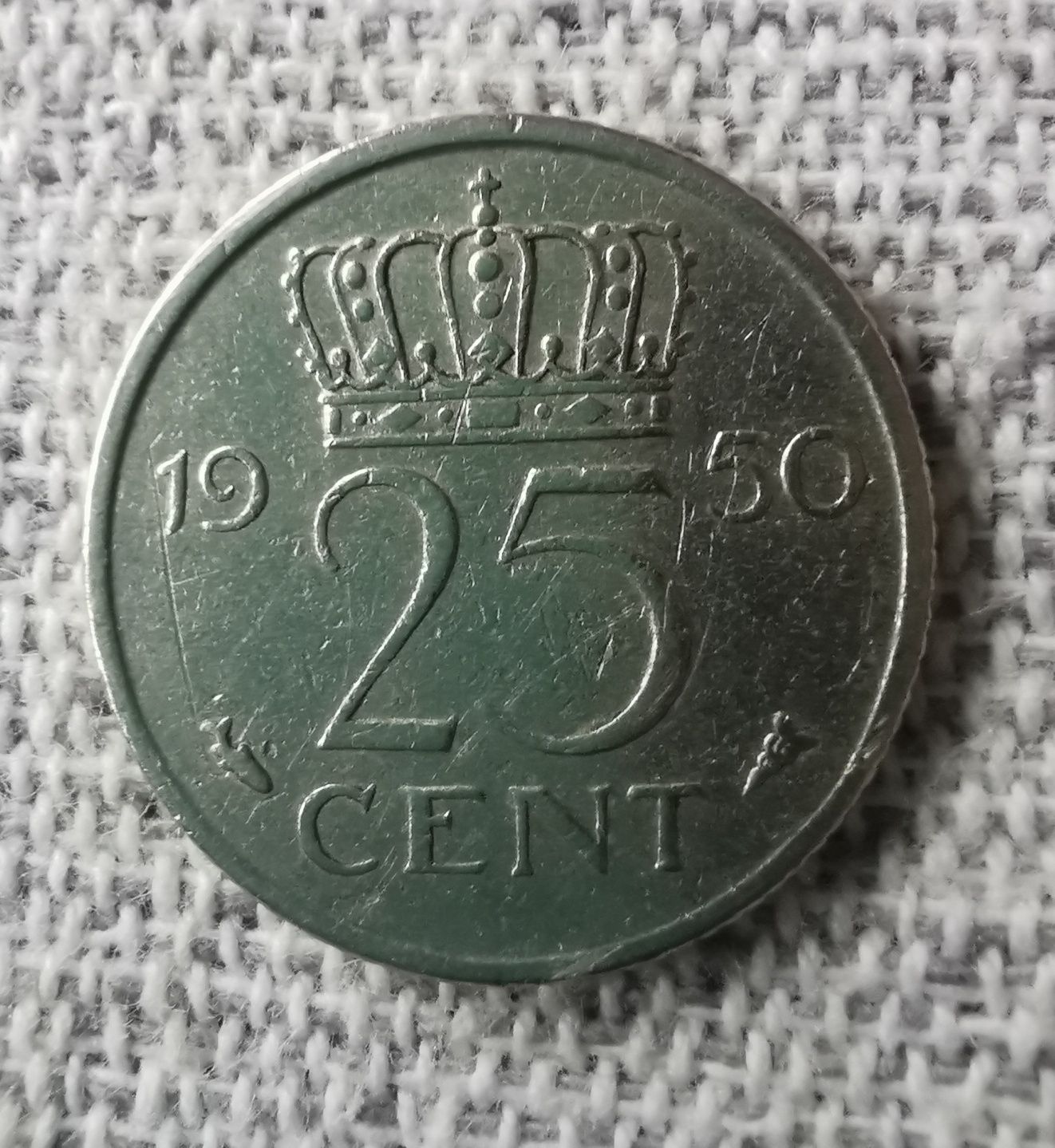 Moedas de 25 cêntimos Holanda para colecionadores