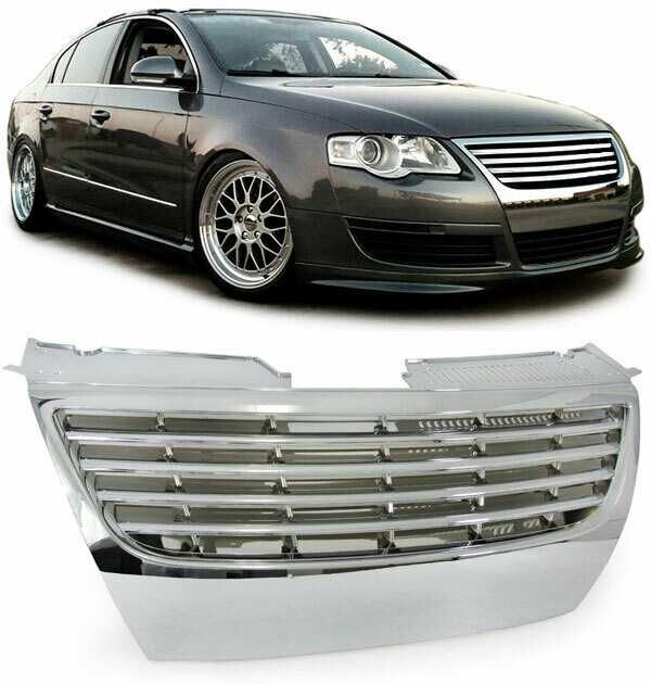 Grelha cromada desportivo para Volkswagen Passat B6 3C 2005 a 2010