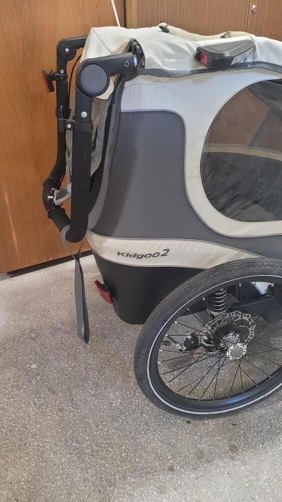 Qeridoo kidgoo2 przyczepka rowerowa