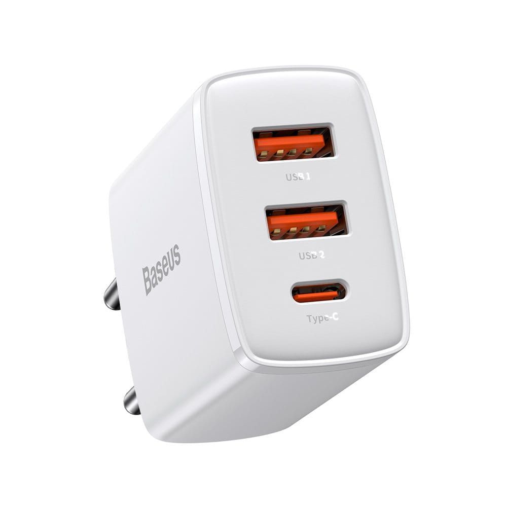 Baseus Compact Szybka Ładowarka 2xUSB 1xUSB C 30W 3A QC Sklep Warszawa