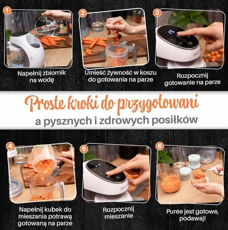 Wielofunkcyjny robot do posiłków dla niemowląt 7 W 1 Sweety Fox