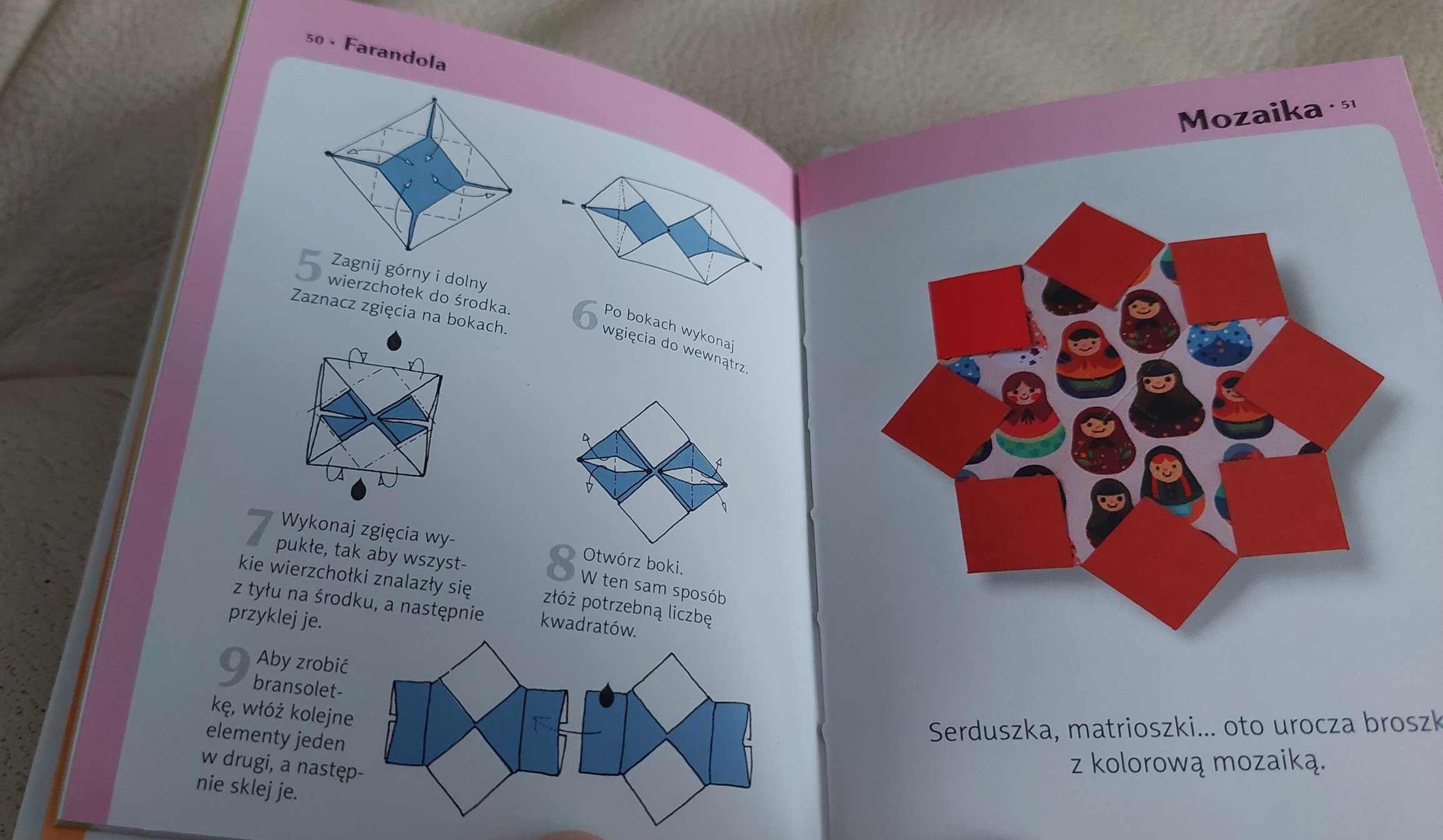 "Zrobię sama-biżuteria origami" aut. D. Boursin zestaw+ gratis
