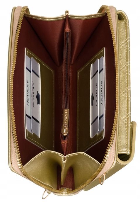 damska mini torebka-portfel ze skóry ekologicznej - 4u cavaldi