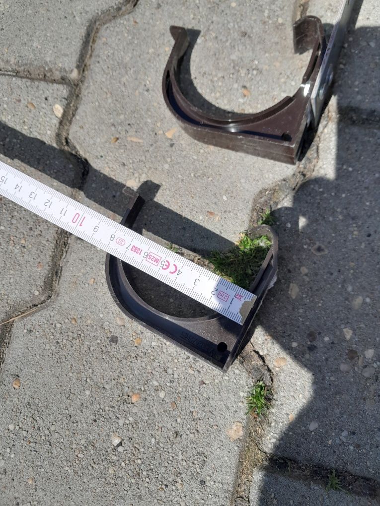 Rynny nowe złączki rura braz 125